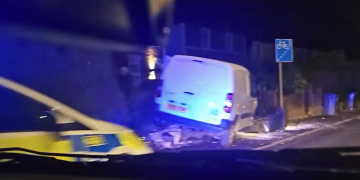 Van driver arrested for string of offences after crash in Trowbridge