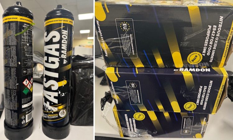 Police to forensically test nitrous oxide canisters found in Swindon