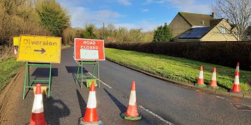 Police patrol Wiltshire village for lorry drivers ignoring road rule