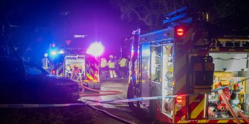 Fire rips through Devizes home as air ambulance attends scene
