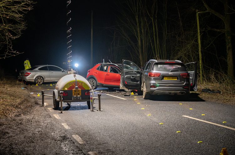 Pensioners seriously hurt in four-vehicle crash near Marlborough