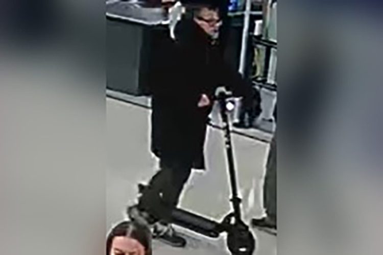 Man who ‘rides e-scooter through shopping centre’ sought by police