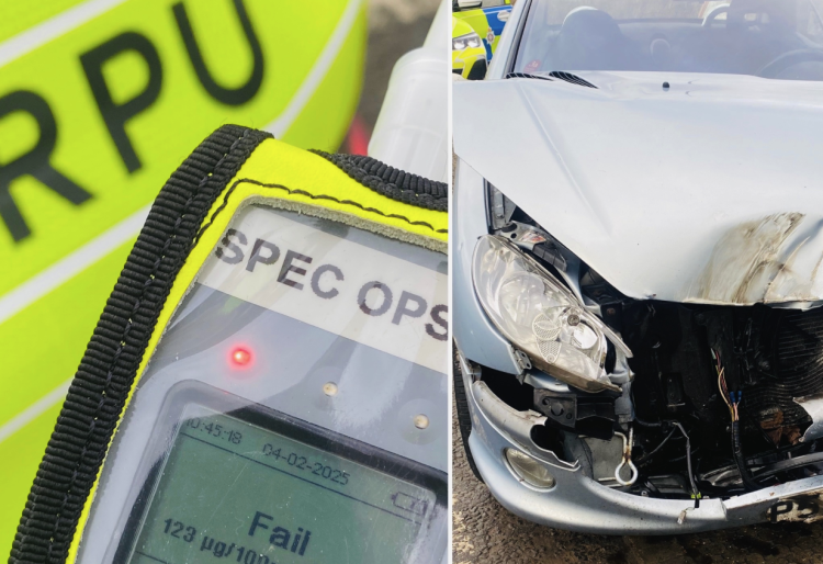 ‘Drunk’ woman arrested after crashing into lorry on M4 in Swindon