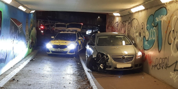 Two arrested in Swindon after driver crashes during police chase