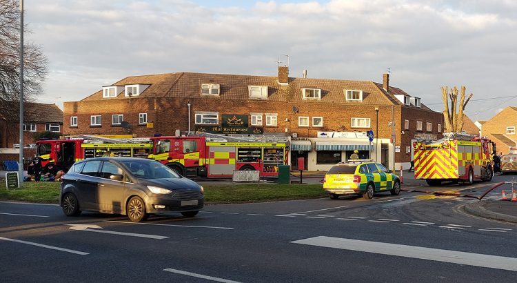 Firefighters battle blaze at popular takeaway in Melksham