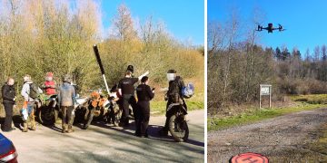 Bikers issued warning after rider falls off spooked horse in woods