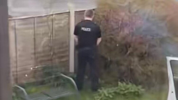 Police officer filmed ‘urinating in private garden’ as probe launched