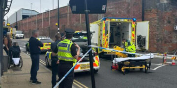 Two injured as ‘car mounts pavement’ in Salisbury hit-and-run
