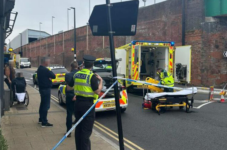 Two injured as ‘car mounts pavement’ in Salisbury hit-and-run