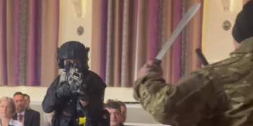 Teachers train for major incident as armed police display skills