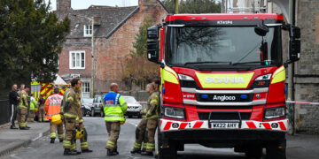Firefighters extinguish flames at private school in Wiltshire town
