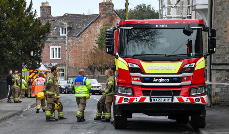 Firefighters extinguish flames at private school in Wiltshire town