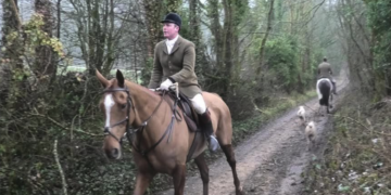Huntsman charged with pursuing foxes across the Cotswolds