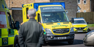 Man rushed to hospital after collapsing outside shop in Bassett