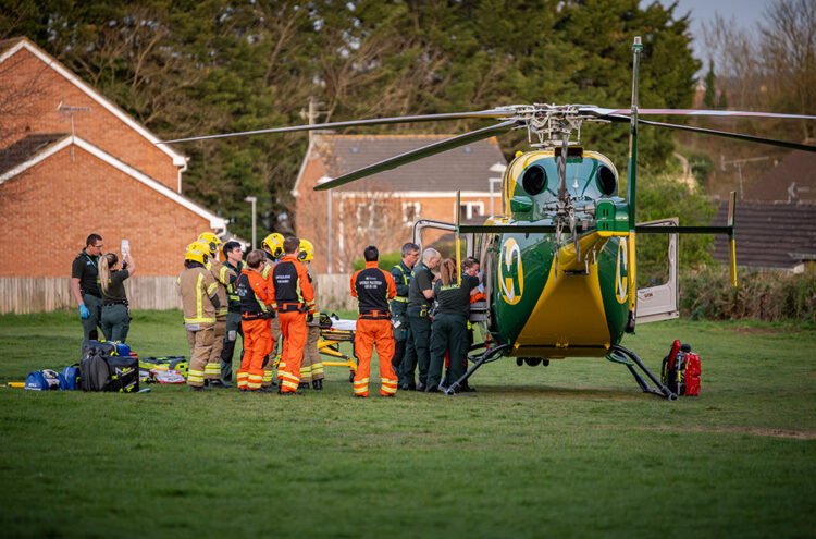 Casualty ‘critical’ as air ambulances race to Chippenham incident