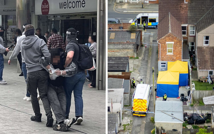 Met Police remain in Swindon after ‘terrorist’ arrested in town centre