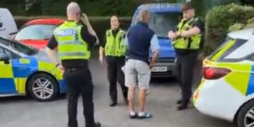 Paedophile hunter sting leads to arrest of man in Wiltshire village