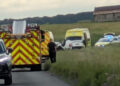 A360 in Wiltshire closed by police after car flips in crash