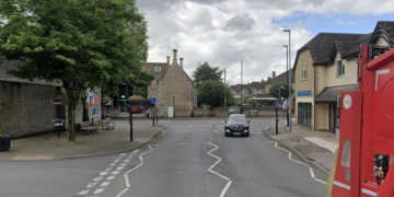 Google Street View of Newlands Road crossing in Corsham