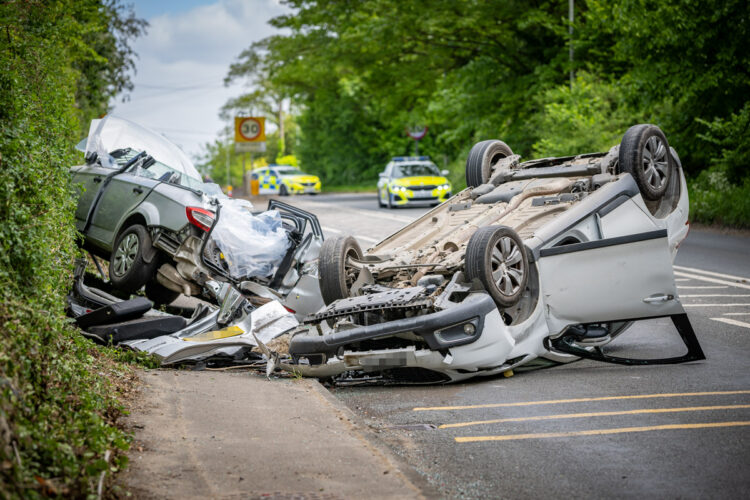 Man, 94, flips car after rear-ending vehicle slowing for 30mph zone