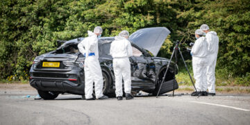 ‘Guns found’ after pursuit ends in crash on M4 junction in Wiltshire