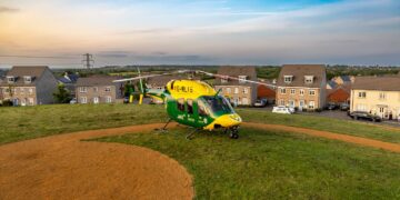 Air ambulance lands in Swindon after boy on bicycle hit by car
