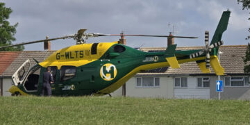 Woman dies after emergency services race to address in Swindon