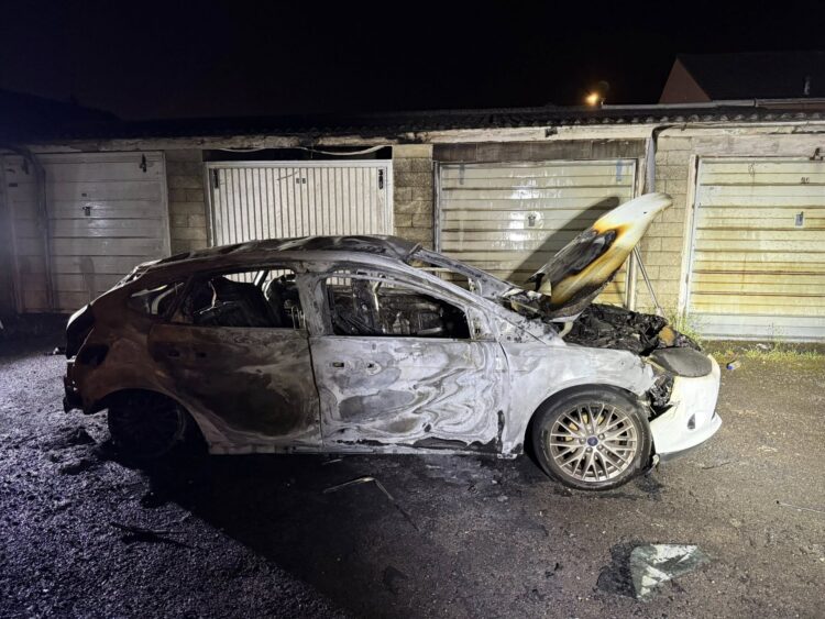 Loud bangs heard as 999 crews race to Swindon car fire