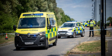 Two seriously hurt in head-on crash outside Swindon school