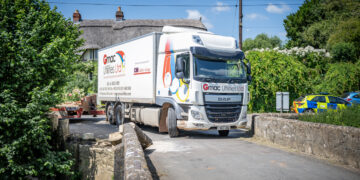 Lorry crashes into bridge outside Queen Camilla’s Wiltshire home
