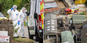 Man dies after farmhouse catches fire in Swindon countryside