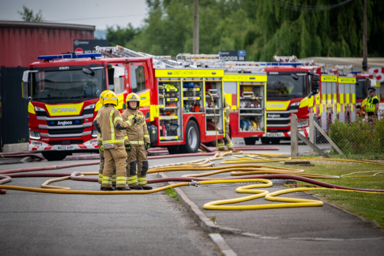 Calne blaze extinguished after eight hours of intense firefighting