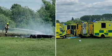 Nine people including baby in hospital after boat ‘explodes’