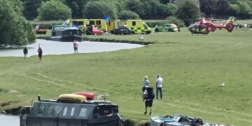 Nine people including baby in hospital after boat ‘explodes’
