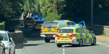 Road near Tetbury blocked as emergency services attend crash