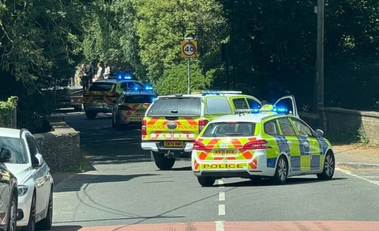 Road near Tetbury blocked as emergency services attend crash