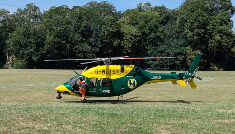 Air ambulance lands as child injured in incident at Swindon school