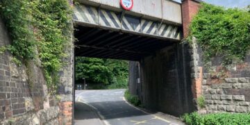 The Winsley Hill bridge which has been closed to traffic for six weeks