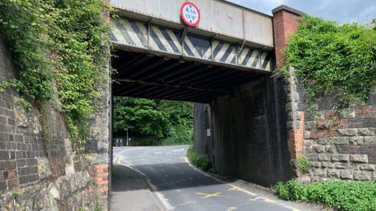 The Winsley Hill bridge which has been closed to traffic for six weeks