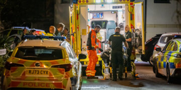 Man rushed to hospital after falling from Swindon flat balcony