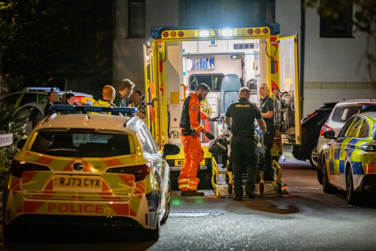 Man rushed to hospital after falling from Swindon flat balcony