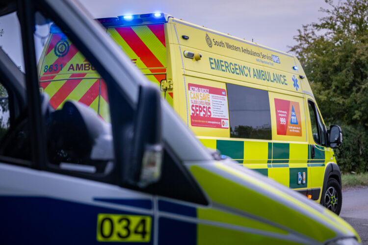 Serious injury crash involving two bikers and car in rural Wiltshire
