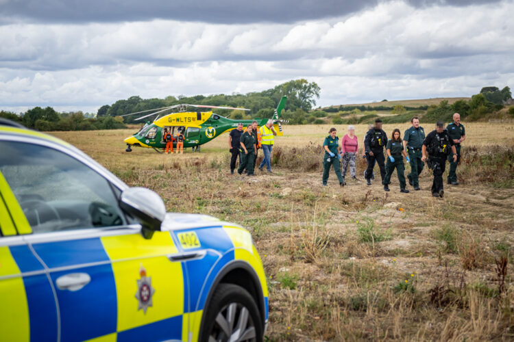 Man airlifted after police race to ‘major’ incident in Highworth
