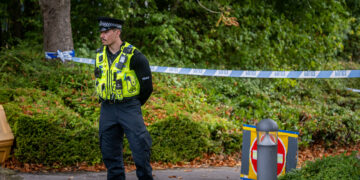 Crime scene as man seriously injured in Swindon underpass attack