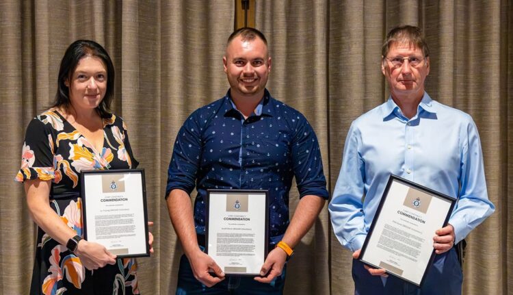Search and rescue trio honoured after River Avon body recovery