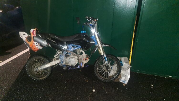 Bike seized in Tidworth amid anti-social behaviour crackdown