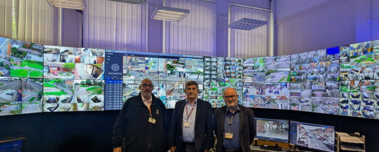 Swindon's CCTV network control room