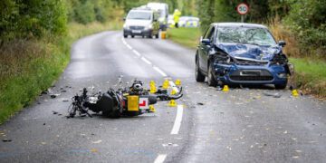 Scooter rider killed in head-on crash with car near Swindon