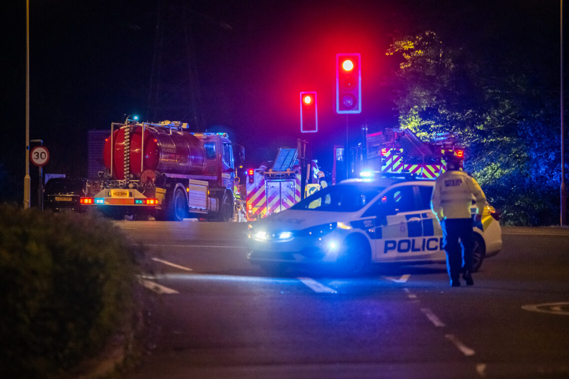 Huge explosion felt across Swindon as industrial building destroyed