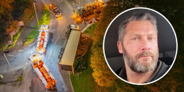 Driver charged after lorry overturns on A350 in Chippenham